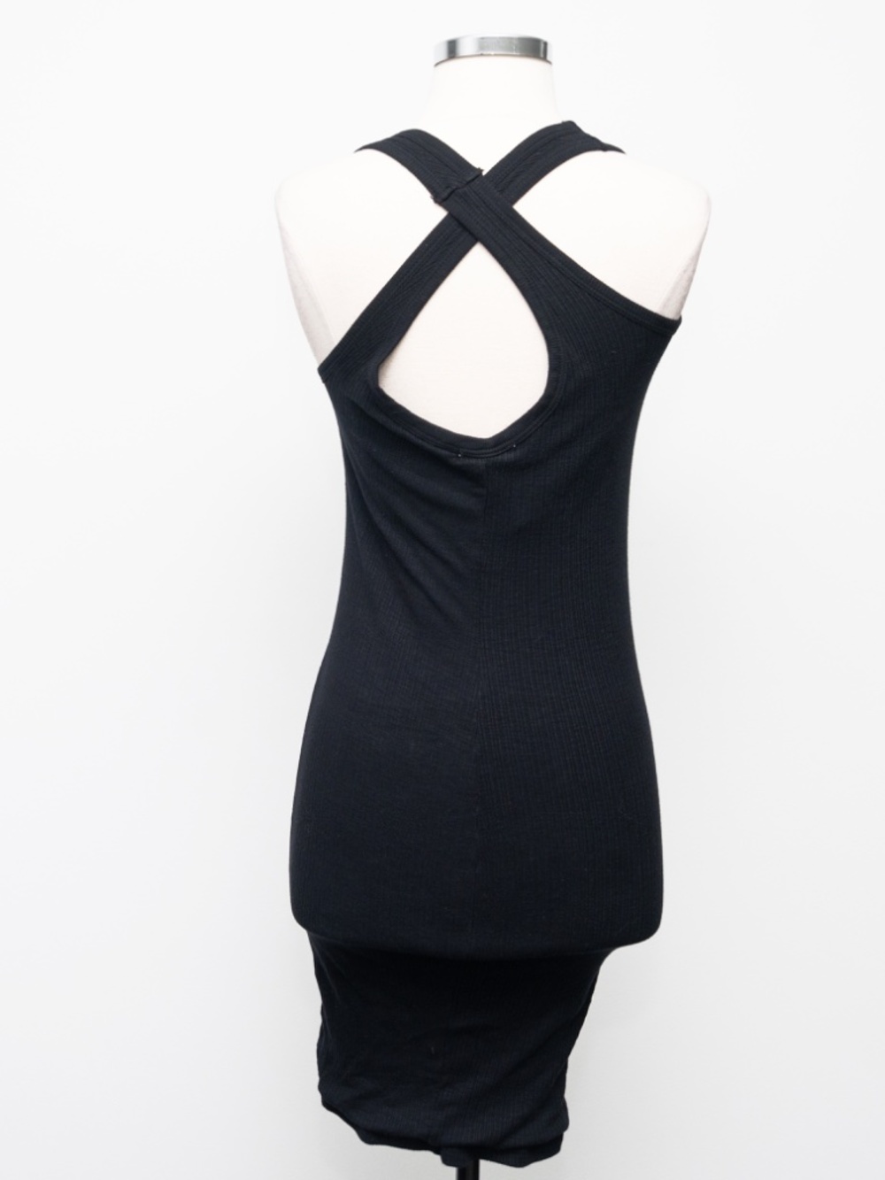Sundry Ribbed - Cross Back Tank Top - Picture 3 of 16